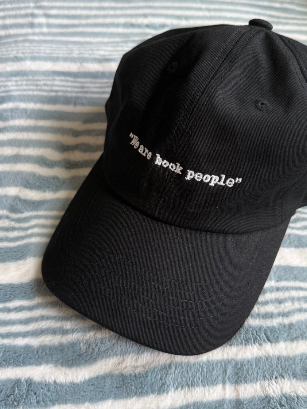 Jenkins Yacht Valet We Are Book People Black Baseball Cap Hat